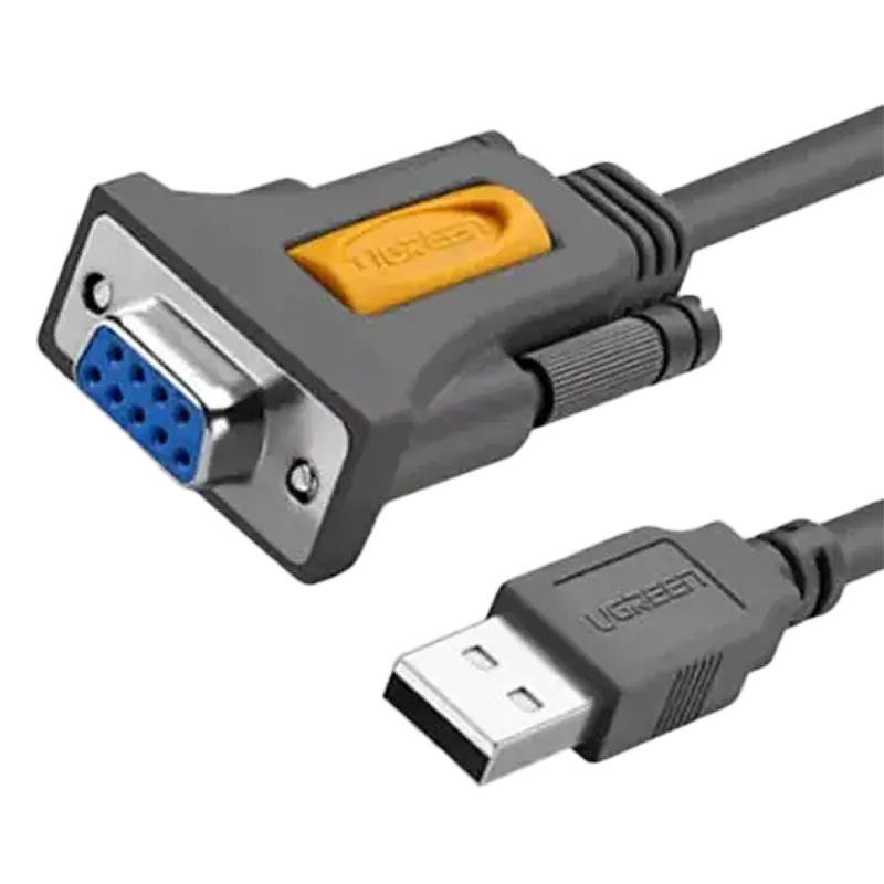 UGREEN CR104 USB to DB9 RS-232 female Adapter Cable 1.5m Mascom International.webp